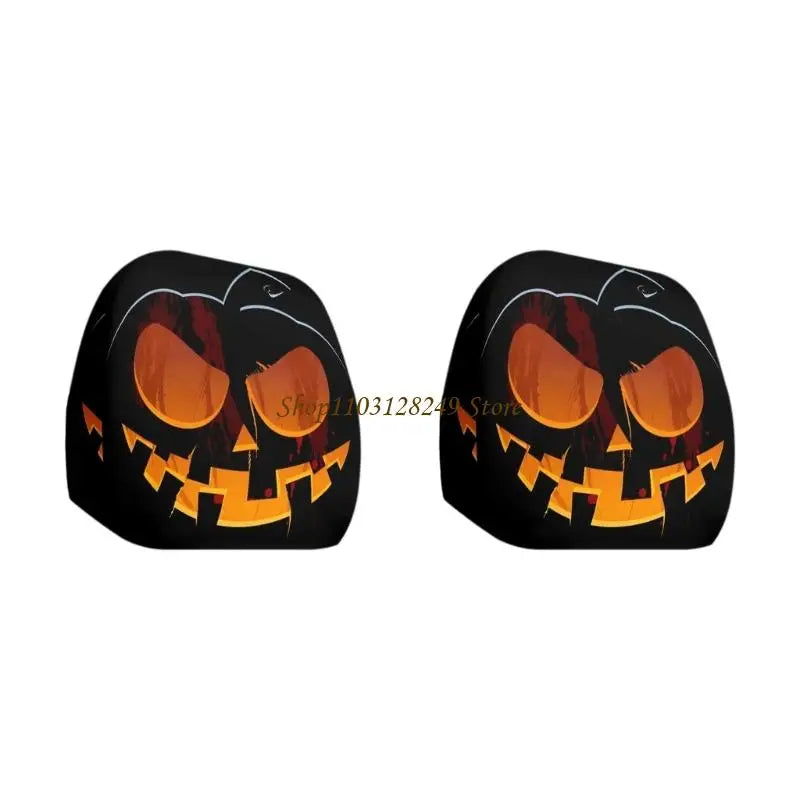 4 Car Headrest Covers Novelty Humorous Design Interior Head rest Protector