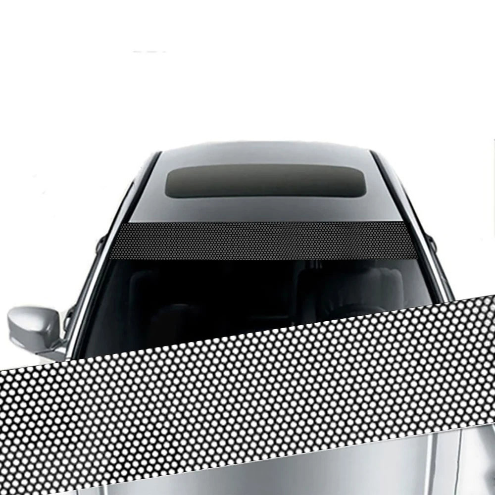 Car Sunshade Stickers Auto Front Windshield 3D Vinyl Film Rear Gear Sunshade