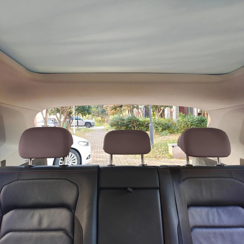 High Quality Headrest Cover 20cm X 22cm Dirt Resistant Full Coverage Grey