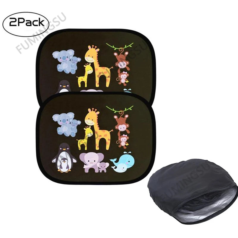 Car SunShade Side Window Cartoon Window For Children Adults Adsorption SunShade