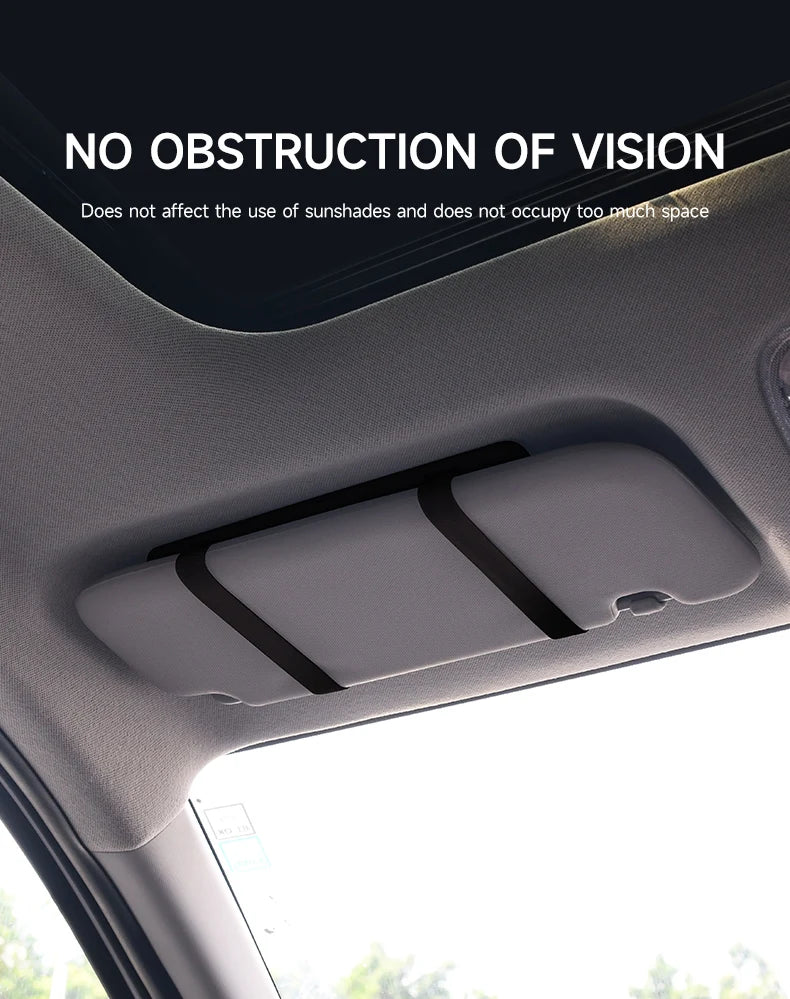 Car Interior Mirrors Sun Visor Plate LED HD Makeup Mirror Rechargeable Fill SUV