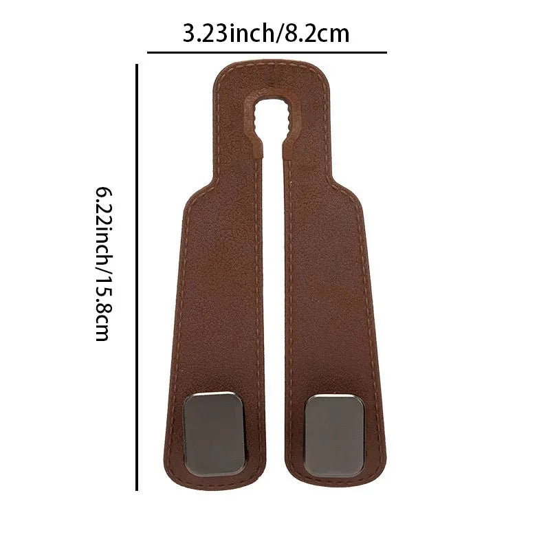Car Headrest Hooks Hanger for Bags Seat Back Organizer Holder Clips Auto