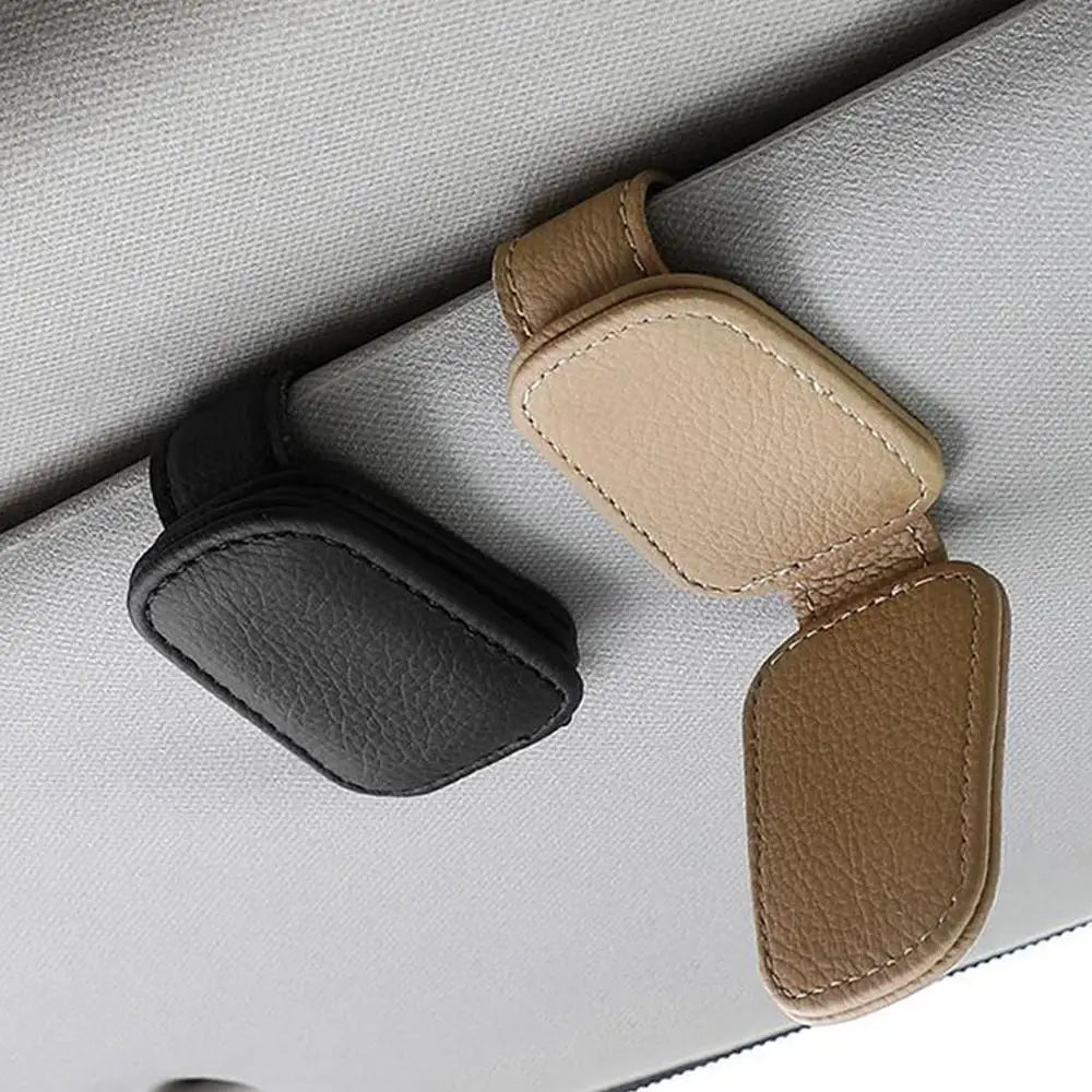 Universal Car Sunglasses Clip Card Ticket Holder Stand Fastener Pen Case Bracket