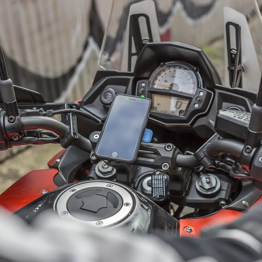 Motorcycle Phone Mount Anti-Shake Bike Cell Holder with Vibration Bracket Stand
