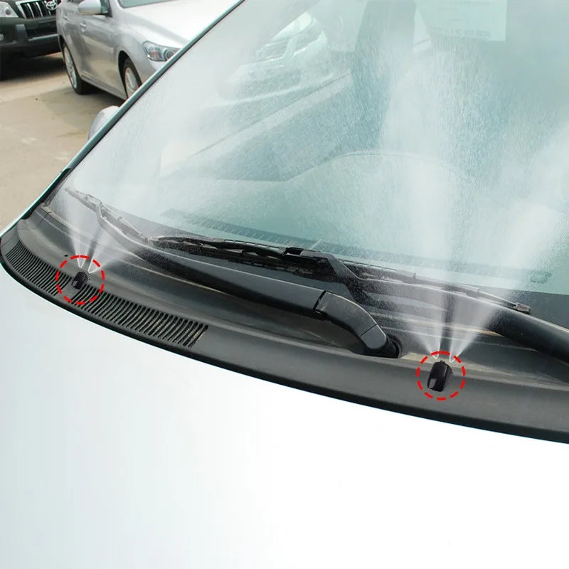 New Car Windshield Wiper Washer Spray Nozzle for Most Models Auto 3 Holes Premium Automotive Accessory