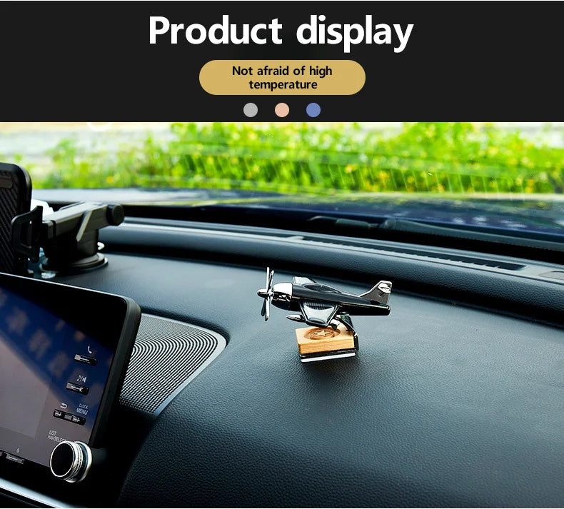 Car interior accessories solar airplane model center console decoration air SUV