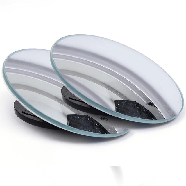 360 Degree Adjustable Blind Spot Mirror Car Auxiliary Rearview Convex Round Premium Automotive Accessory