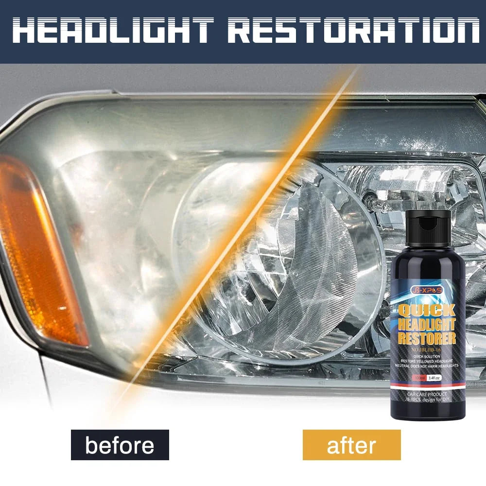 Car Headlight Restoration Polishing Kits Headlamp Repair Kits Car Light Polisher Cleaning Liquid Refurbish Agent LHB-16