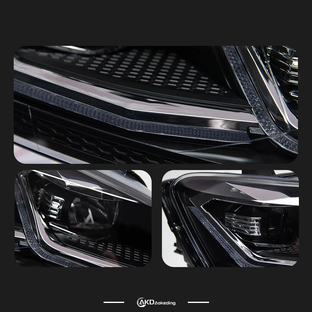 AKD LED Car Lights for VW Polo Headlight  2011-2017 Volkswagen Vento LED Projector Lens Head Lamp DRL Hid Head Lamp Bi Xenon Beam Accessories
