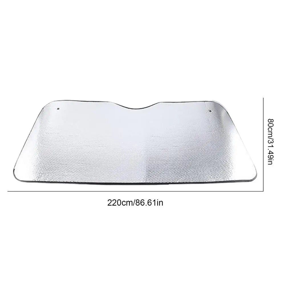 Truck Windshield Sun Shade Truck 86.5 x 31.5 Inch Front Window Sunshade Foldable