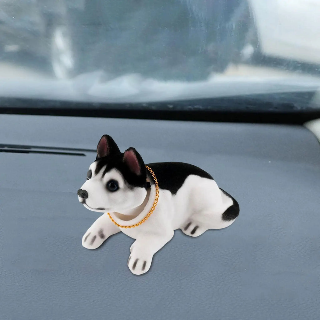 Shaking Head Dog Car Ornaments Dashboard Toys Cute Gift for Premium Automotive Accessory