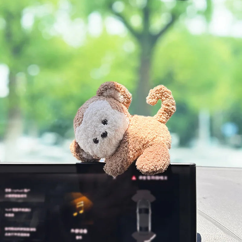 Cute Car Dashboard Ornament Creative Stress Relief Decor Auto Interior Display Premium Automotive Accessory