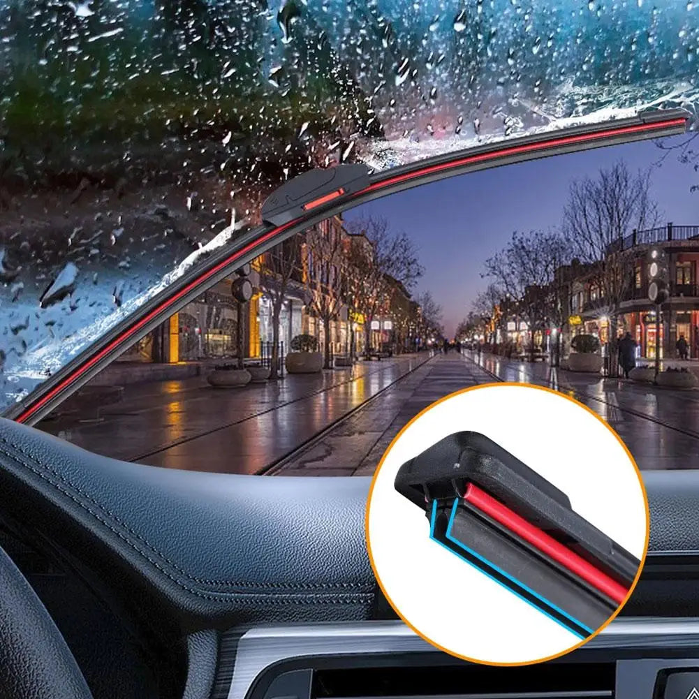 Car Windshield Wiper Blades Multi functional double-layer Soft Rubber Automotive Premium Automotive Accessory