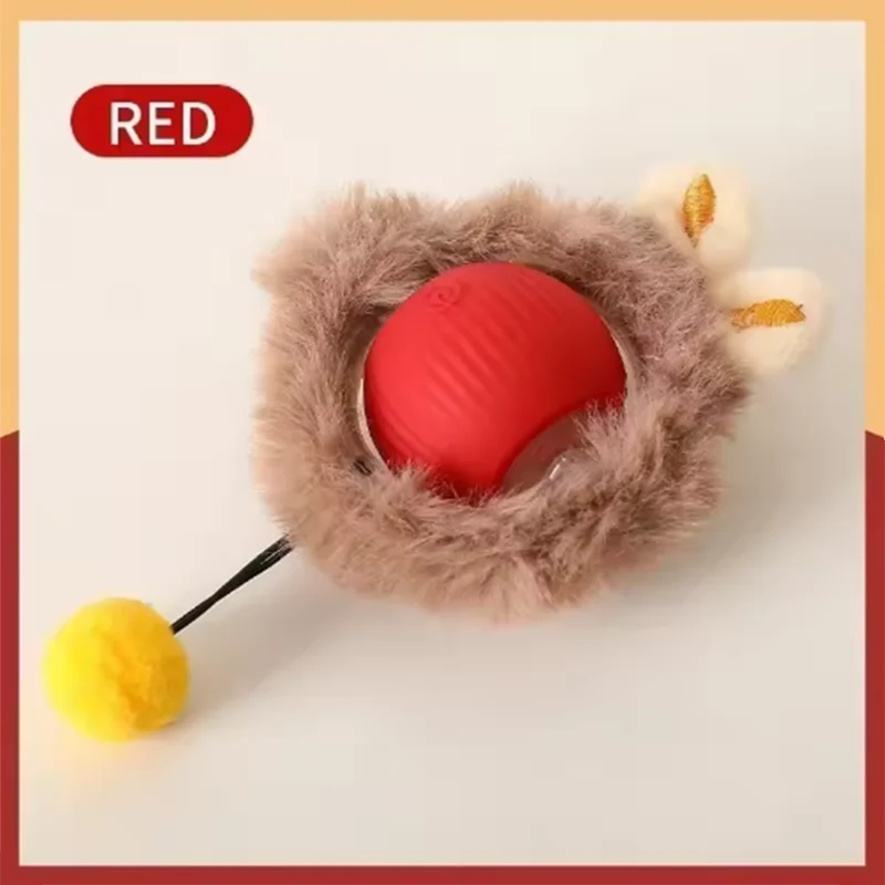 Cat Chaser Toy teasing cat balls and self-exciting cat sticks and ticks and resistant to wear and bite pet toys