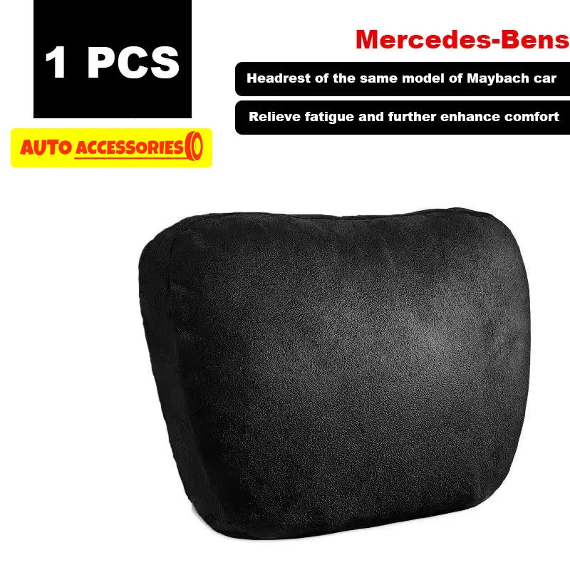 Car Headrest Neck Support Seat Maybach Design S Class Soft Universal Interior