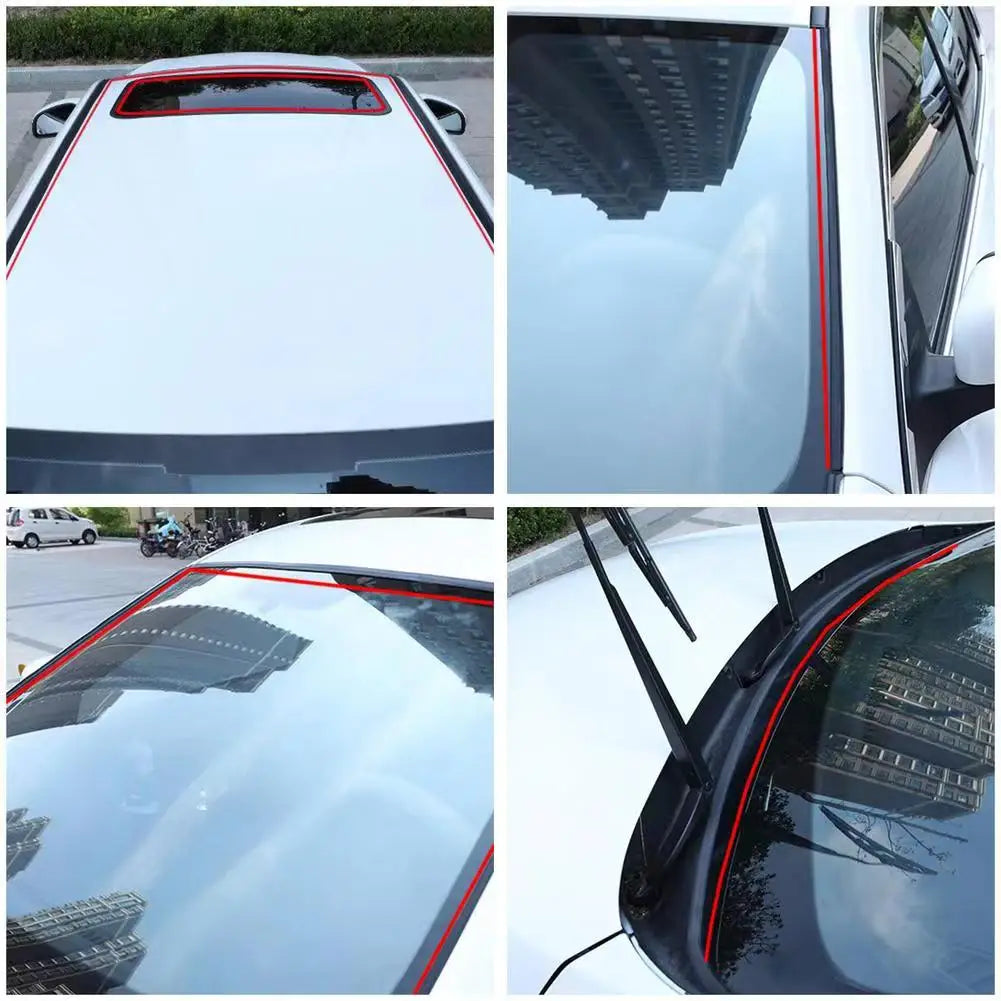 Car Seals Edge Sealing Strips Rubber Auto Roof Windshield Sealant Protector Premium Automotive Accessory