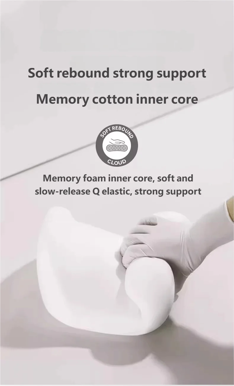 Car Memory Foam Lumbar Support Cushion Waist Pillow Backrest Seat Driver