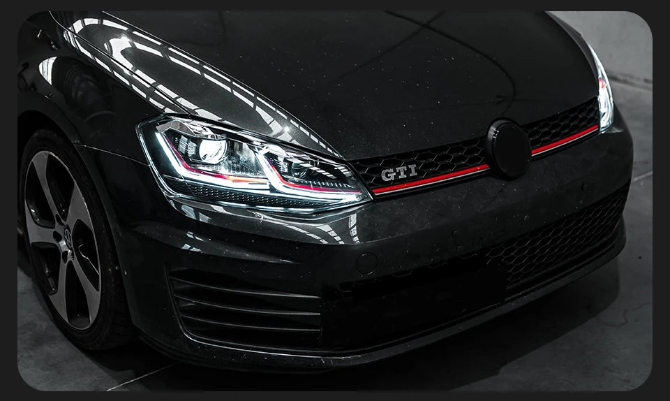 AKD Car Styling for VW Golf 7 MK7 LED Headlight 2013-2016 Golf7 DRL Dynamic Signal Head Lamp Projector Automotive Accessories