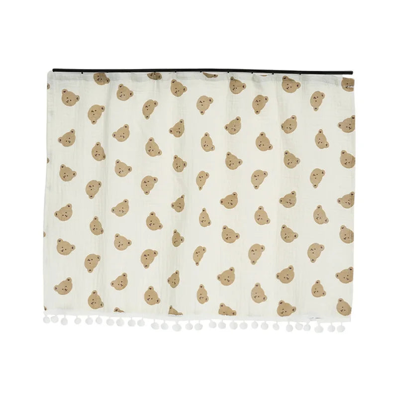 Cartoon Car Curtains Car Sunshade Side Curtains Embedded Rail Car with Sun