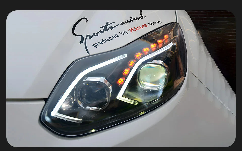AKD Car Styling Headlights for Ford Focus LED Headlight Projector Lens 2012-2014 Focus 3 DRL Head Lamp Automotive Accessories