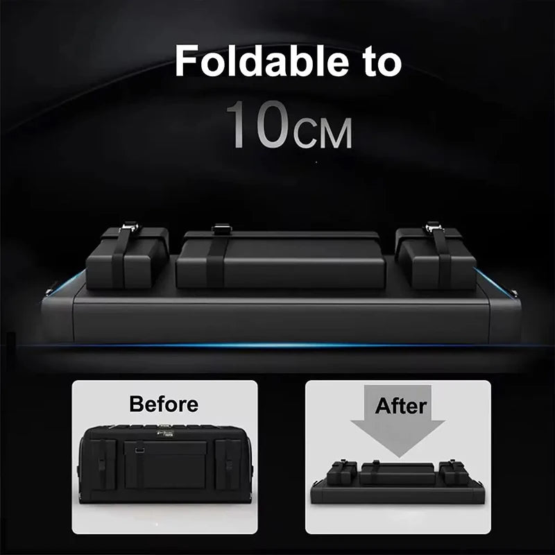 Car Trunk Storage Organizer With Lid Universal 70L SUV Truck Accessories