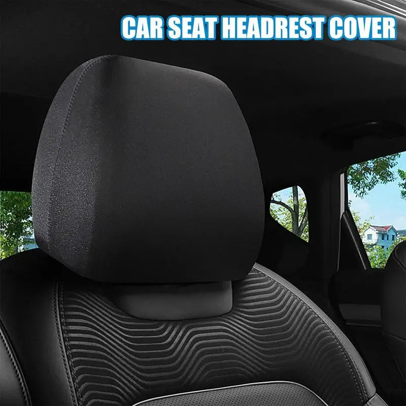 Headrest Cover For Car Full Coverage Dustproof Front Seat Head Rests Interior
