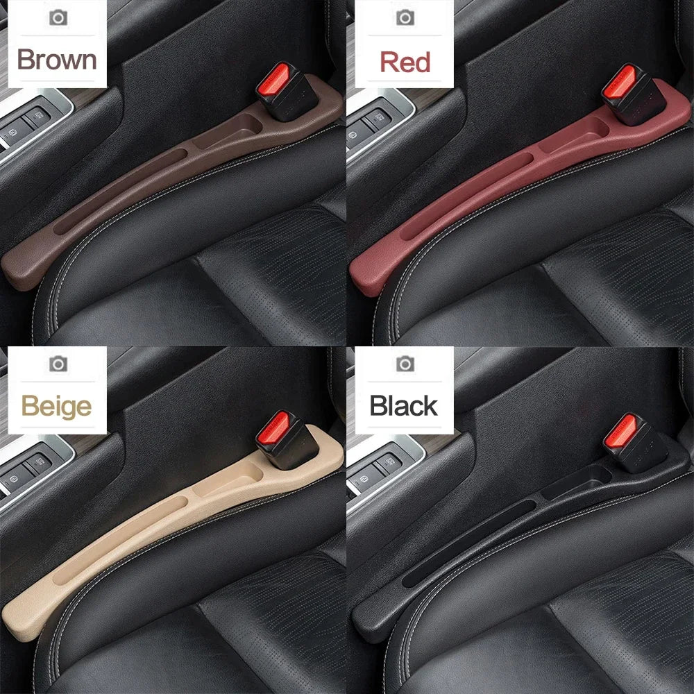 2PCS Car Seat Gap Filler Between Seats Console Organizer Crevice Storage