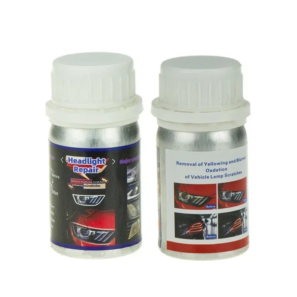 800ml Headlights Liquid Polymer Headlight Chemical Polish Repair Fluid Refurbishment Scratch Repair Polishing Headlights Kit