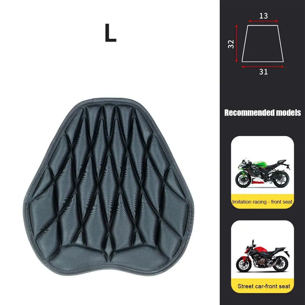 Motorcycle Seat Cover 3D Comfort Air EVA Cushion Waterproof UV Heat Interior