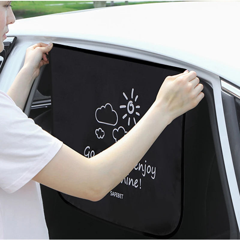 Universal Car Sun Shade Cover UV Protect Curtain Side Window Sunshade Cover