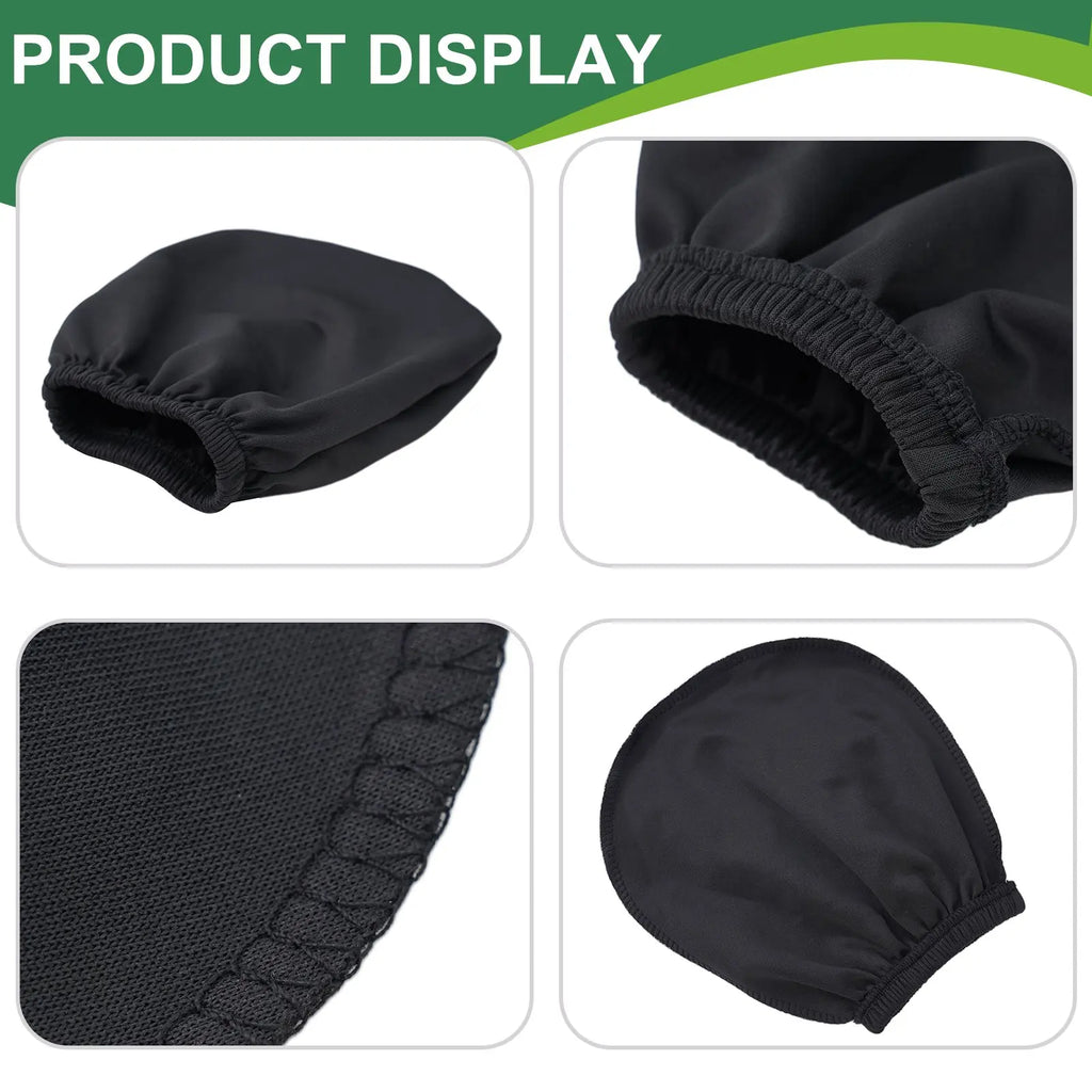 High Quality Headrest Cover 20cm X 22cm Dirt Resistant Full Coverage Grey
