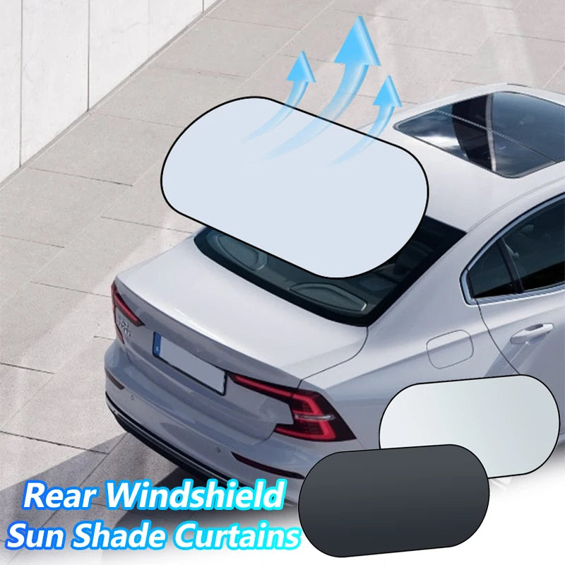 UV-Reflective Car Sun Shade Cover Rear Windshield Sun Protection Sunshade