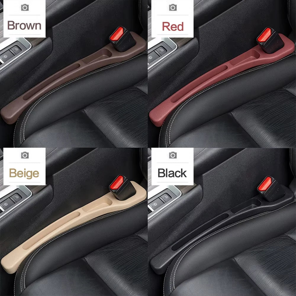 2PCS Car Seat Gap Filler Between Seats Console Organizer Crevice Storage