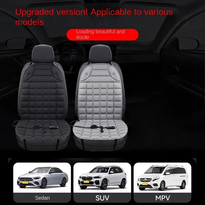 Car black heating seat cushion winter electric quick Interior Protector Auto Veh
