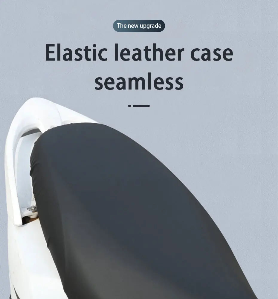 SEAMETAL Motorcycle Seat Covers Autocycle Cushion Waterproof Pu Leather Interior