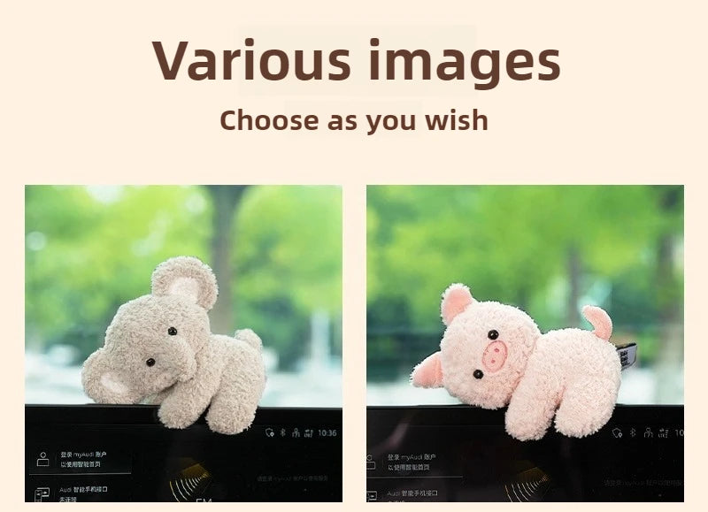 Cute Car Dashboard Ornament Creative Stress Relief Decor Auto Interior Display Premium Automotive Accessory
