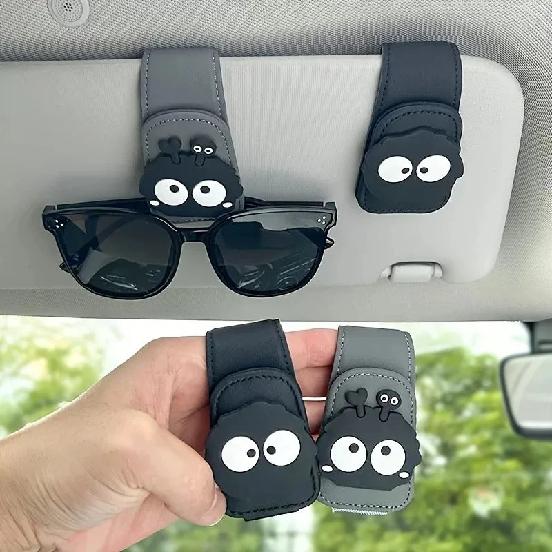 Car Glasses Clip Visor Storage Rack Multifunctional Creative Magnetic SUV Truck