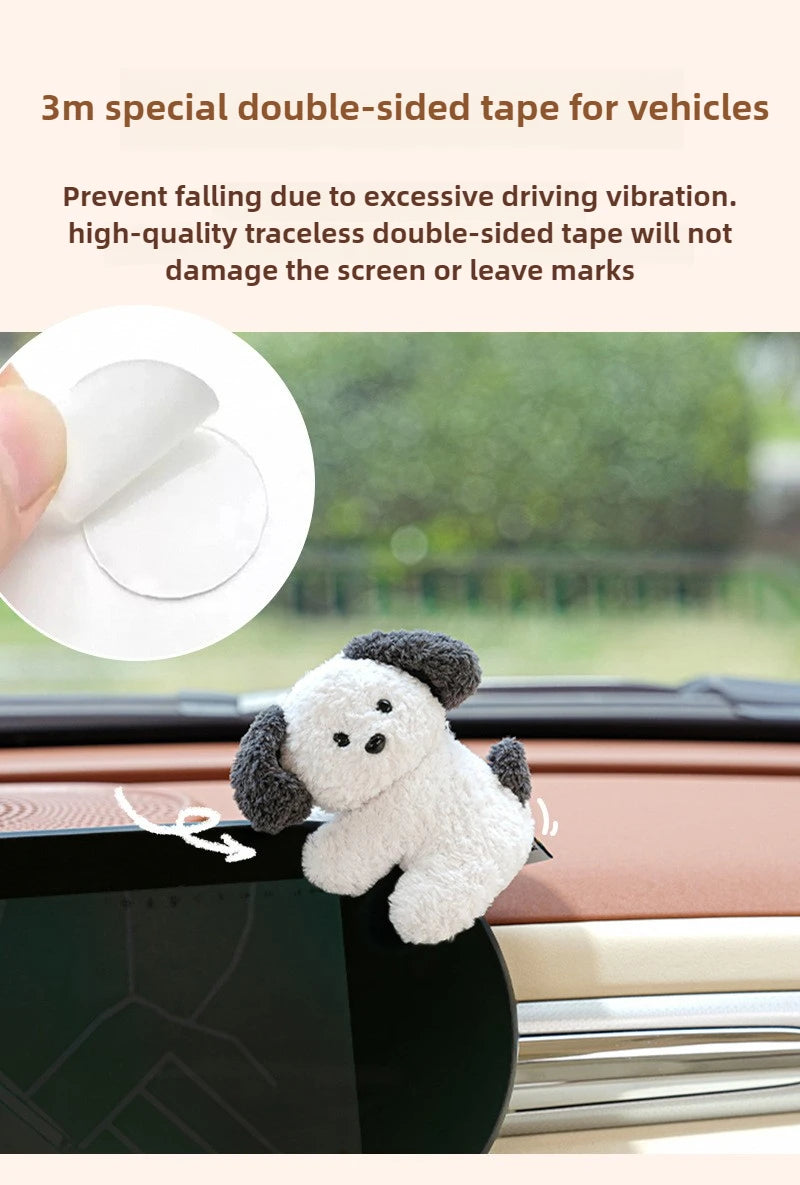 Cute Car Dashboard Ornament Creative Stress Relief Decor Auto Interior Display Premium Automotive Accessory