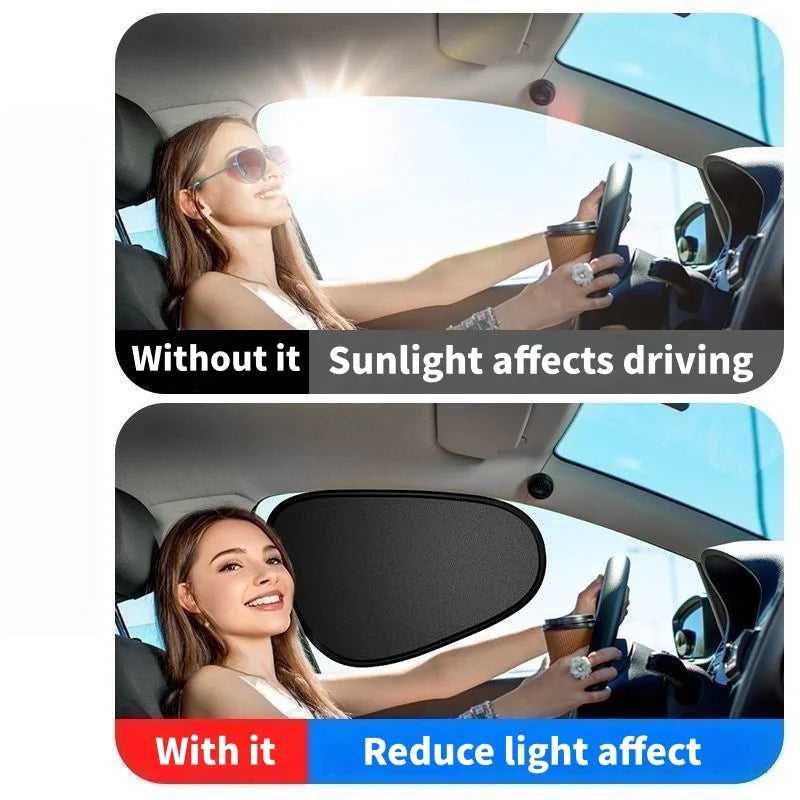 New Electrostatic Sun Visor Front & Rear (4 pcs) for Car Side Windows Shade Curt
