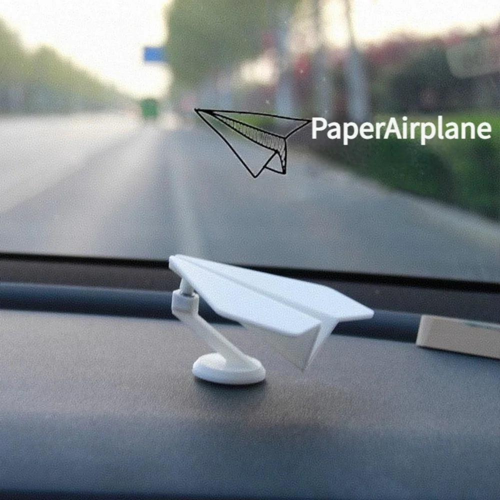 Unique Auto Turning Airplane Model Decor Car Dashboard Drift Rotating Ornaments Premium Automotive Accessory
