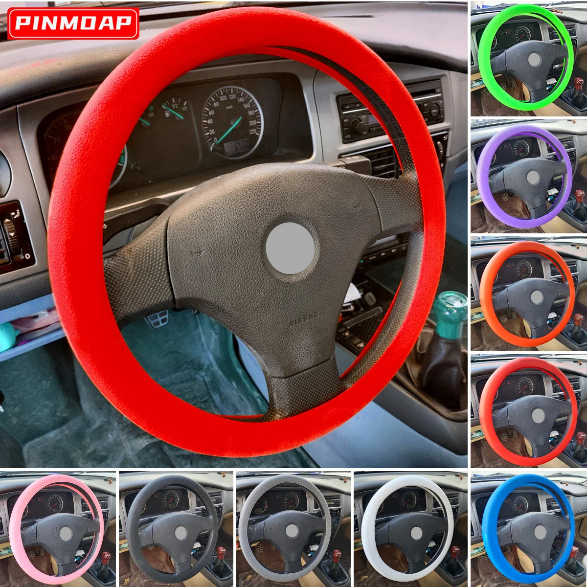 General Motors Silicone Steering Wheel Cover Protective Cover Soft Elastic Color