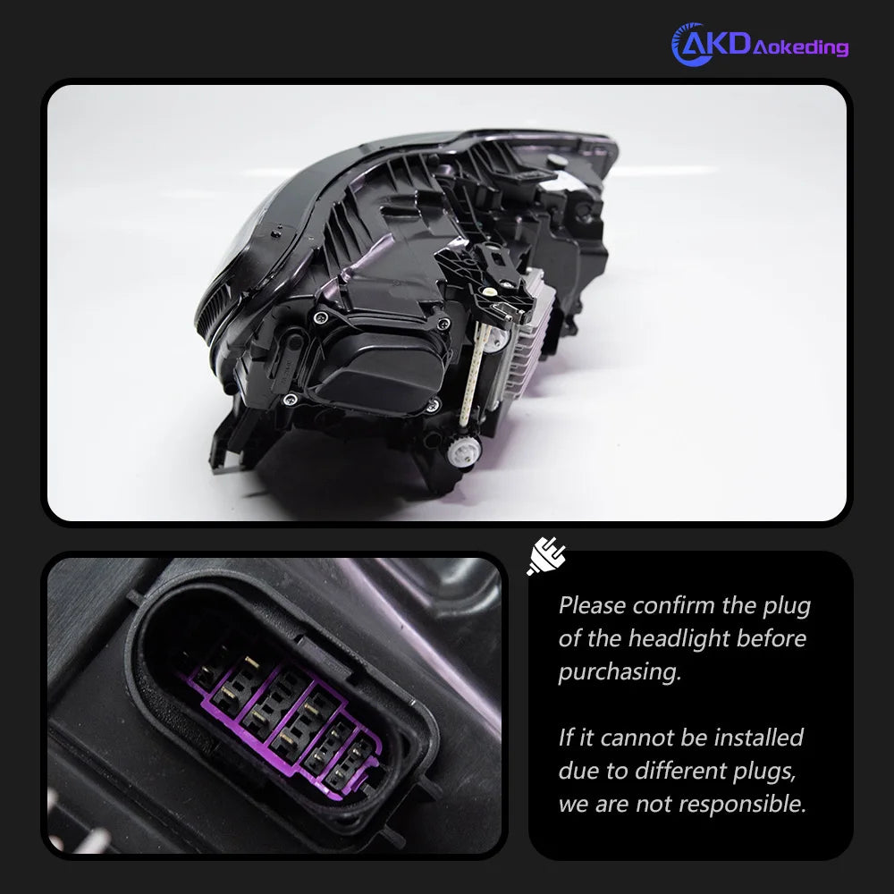 AKD Car Styling for A6 Headlights 2012-2018 Upgrade A6L All LED Headlight DRL Head Lamp Dynamic Singal High Low Beam Accessories