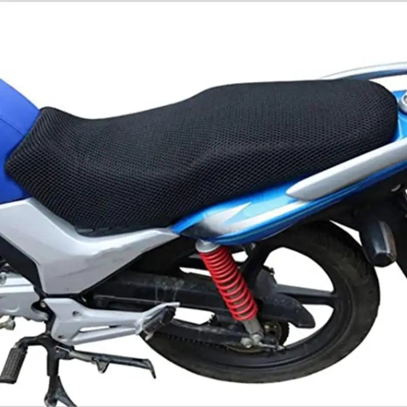 1 Pc Large Motorcycle Seat Cover Anti-Slip 3D Mesh Fabric Breathable Waterproof