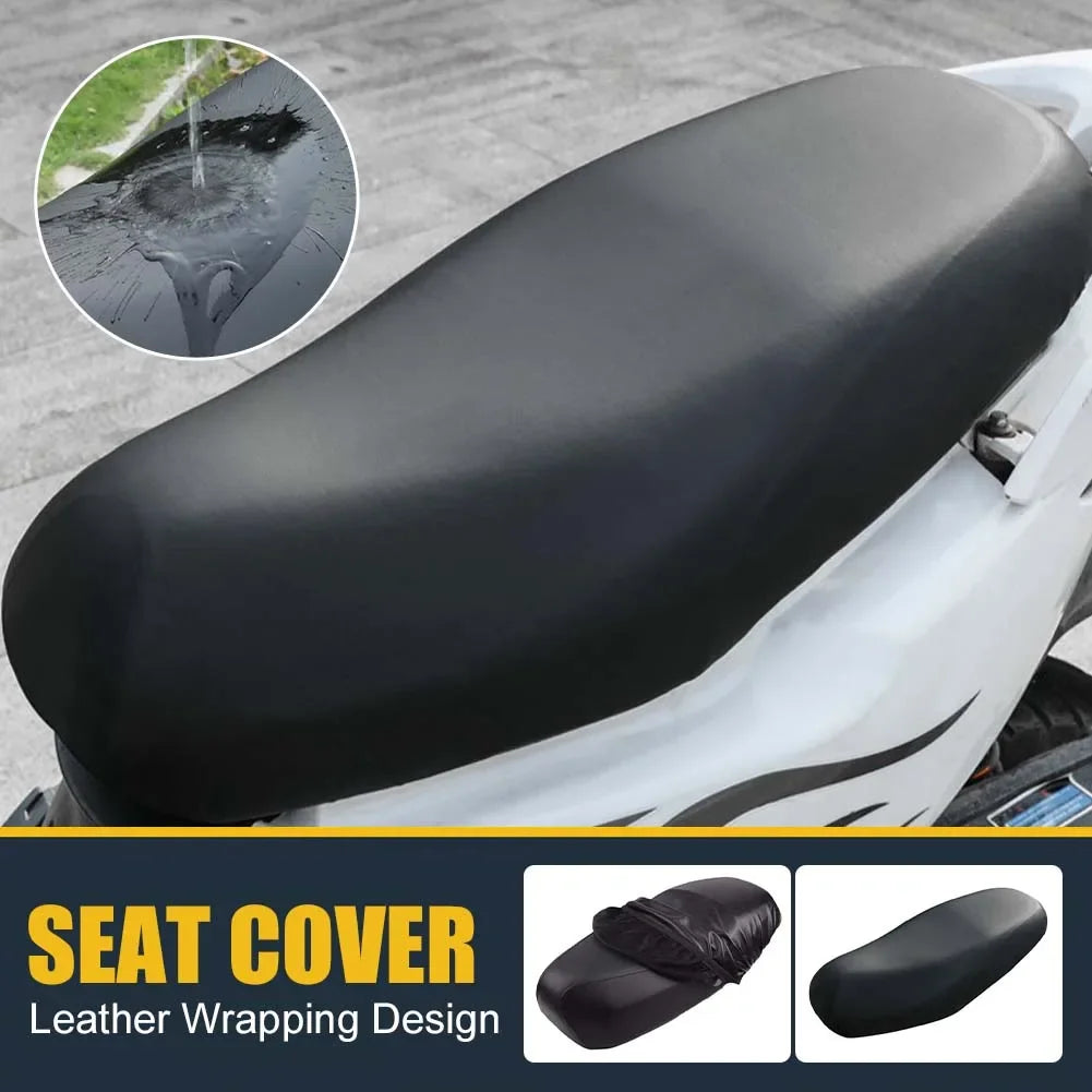 Motorcycle Seat Covers Protector For Autocycle Cushion Waterproof Leather
