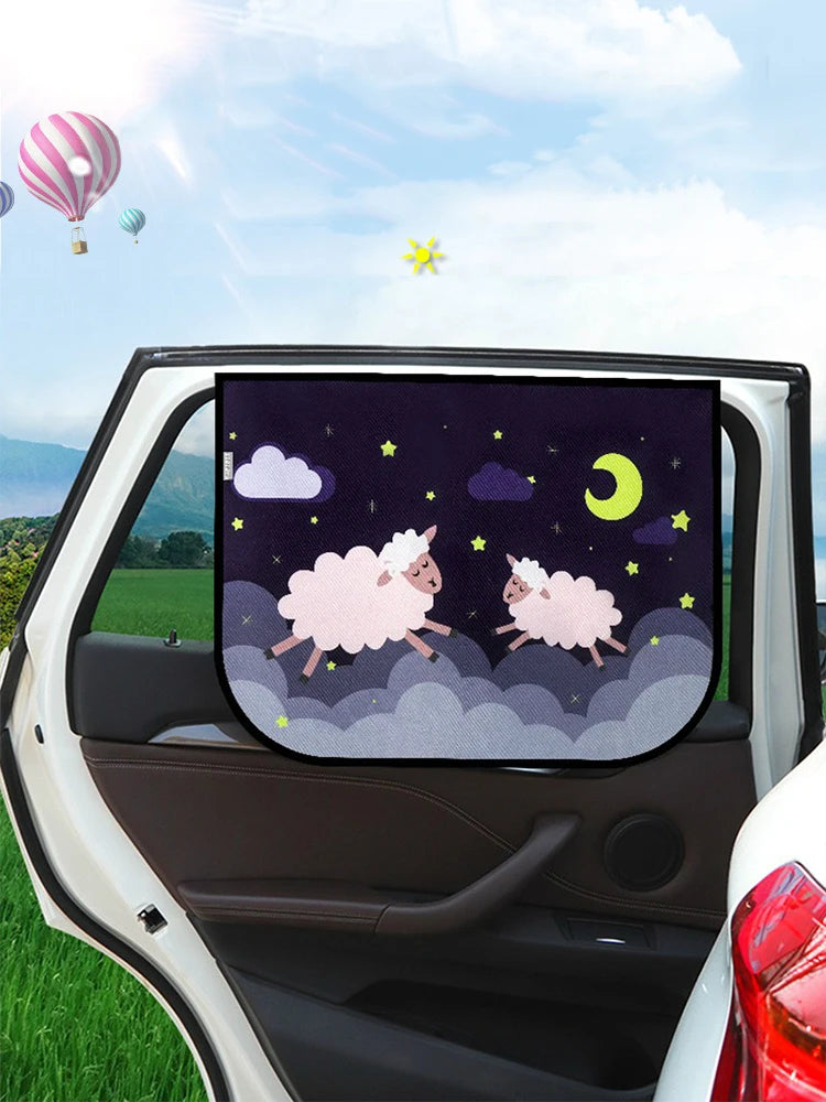 Universal Car Sun Shade Cover UV Protect Curtain Side Window Sunshade Cover