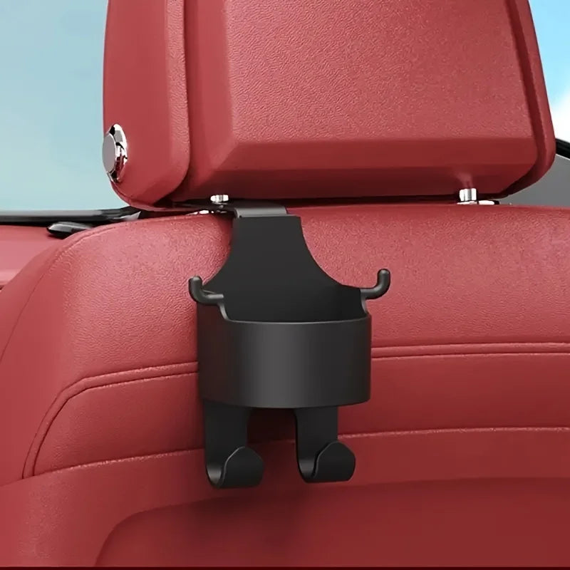 1/2 Multifunctional car storage rack with hooks Cup holder and box Bracket Stand