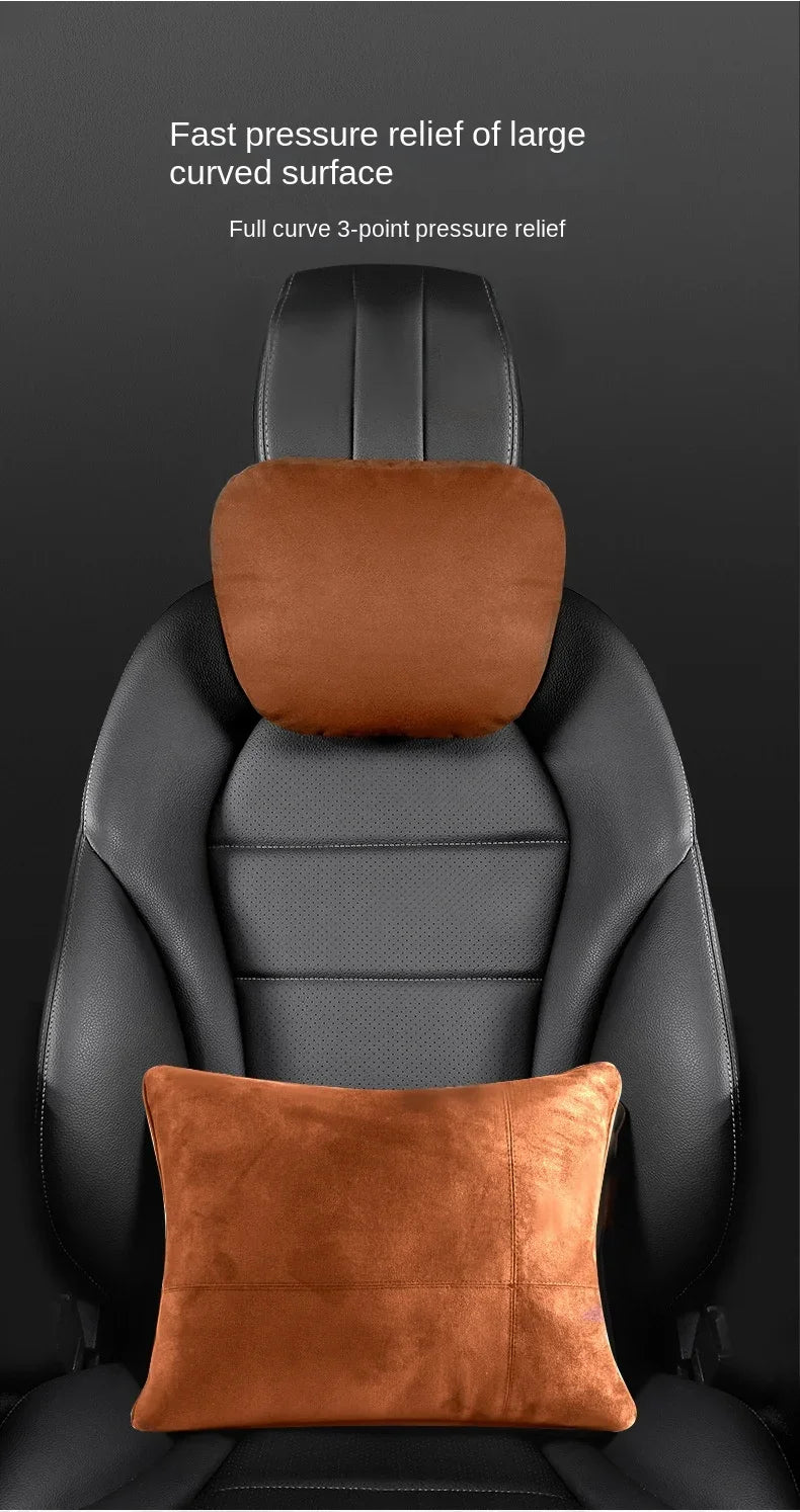 Car Headrest Neck Support Seat Maybach Design S Class Soft Universal Interior