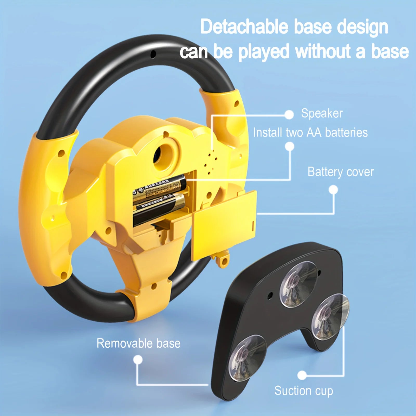 1PC Car Steering Toys Steering Wheel Toy Creative Children's Education Toy