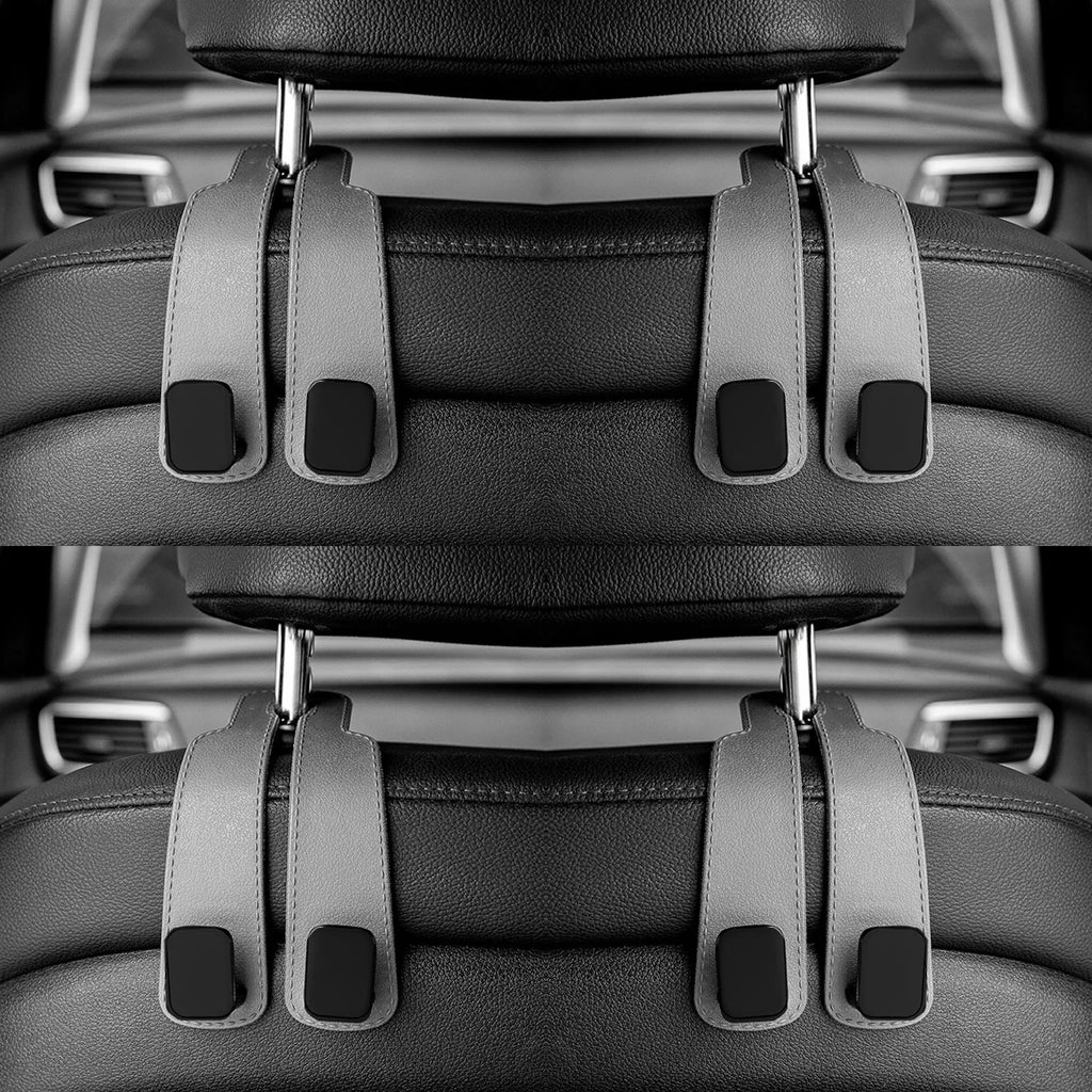 Car Headrest Hooks Hanger for Bags Seat Back Organizer Holder Clips Auto