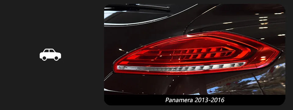 AKD Tail Lamp for Porsche Panamera 970.1 970.2 LED Tail Light 2010-2017 Rear Fog Brake Turn Signal Automotive Accessories